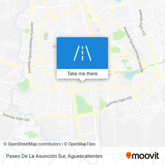 Paseo De La Asunción Sur map