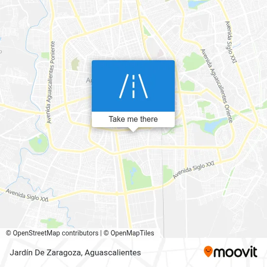 Jardín De Zaragoza map