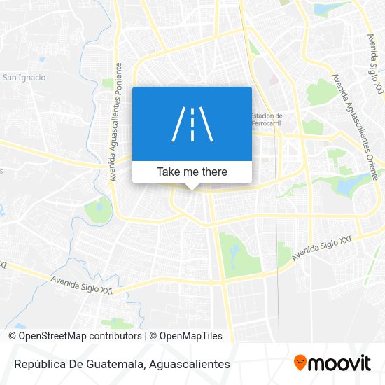 República De Guatemala map