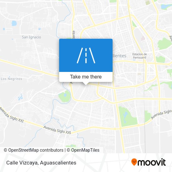 Mapa de Calle Vizcaya