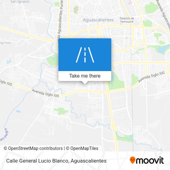 Mapa de Calle General Lucio Blanco