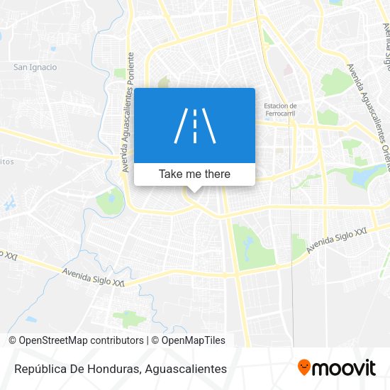 Mapa de República De Honduras