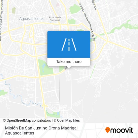 Mapa de Misión De San Justino Orona Madrigal