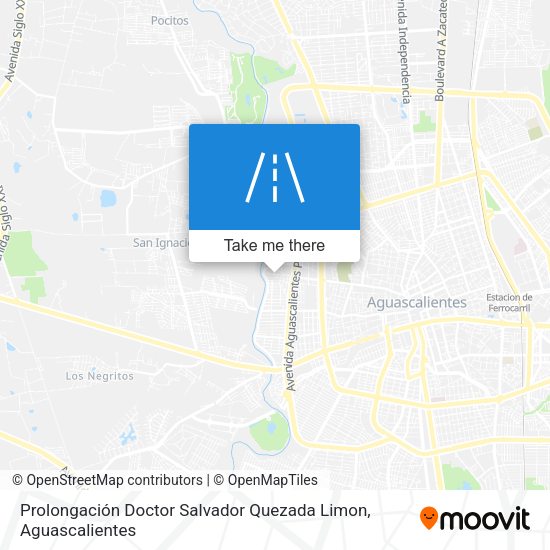 Prolongación Doctor Salvador Quezada Limon map