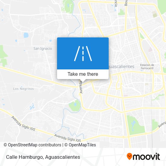 Calle Hamburgo map
