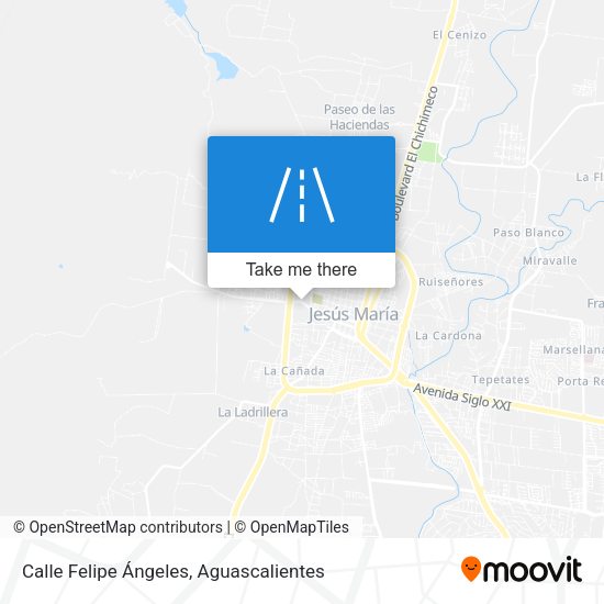 Mapa de Calle Felipe Ángeles