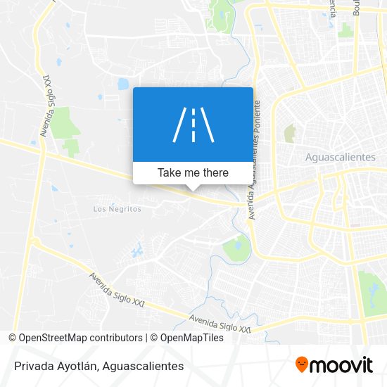 Mapa de Privada Ayotlán