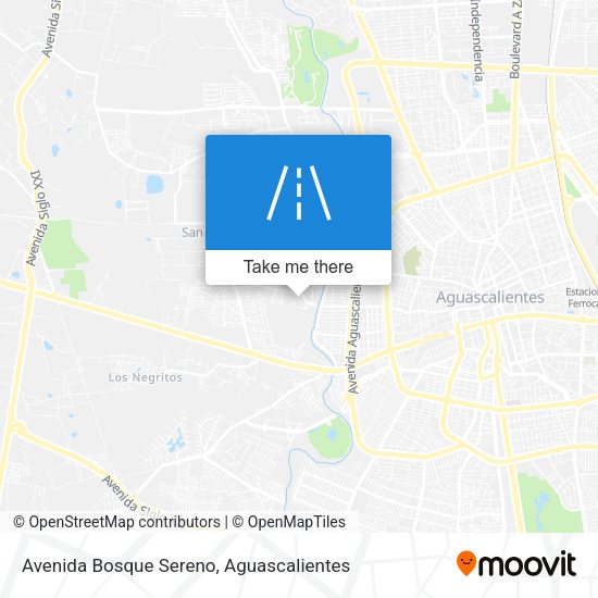 Avenida Bosque Sereno map