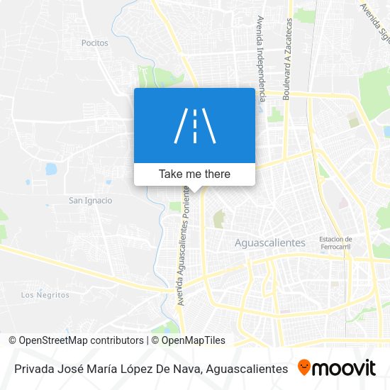 Mapa de Privada José María López De Nava
