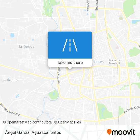Ángel García map