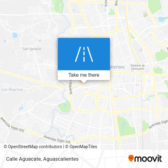 Calle Aguacate map