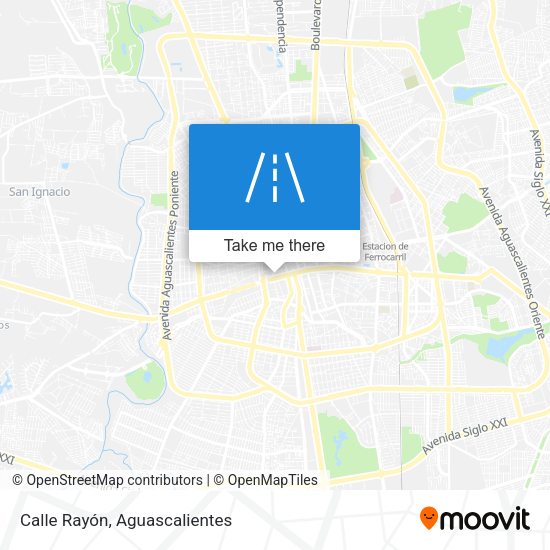 Calle Rayón map