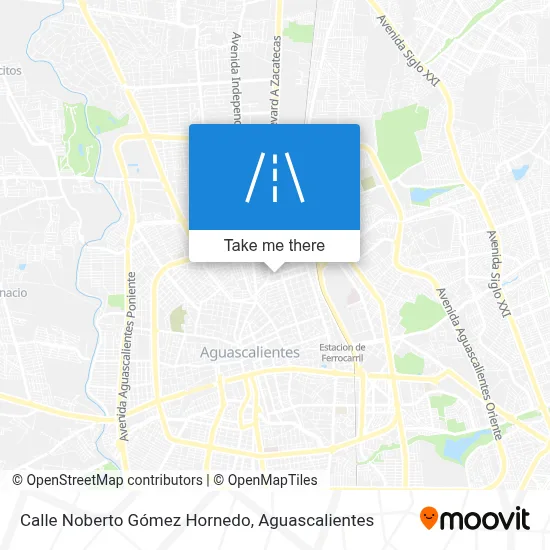 Calle Noberto Gómez Hornedo map