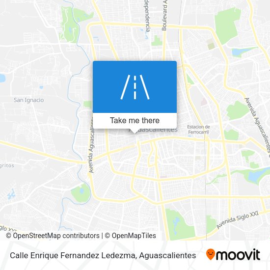 Mapa de Calle Enrique Fernandez Ledezma