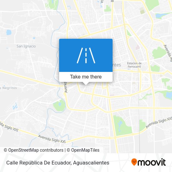 Mapa de Calle República De Ecuador