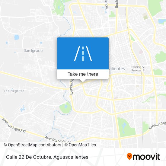Mapa de Calle 22 De Octubre
