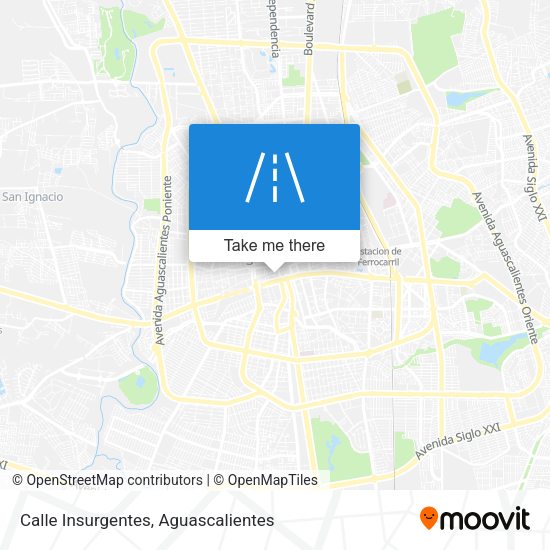 Mapa de Calle Insurgentes