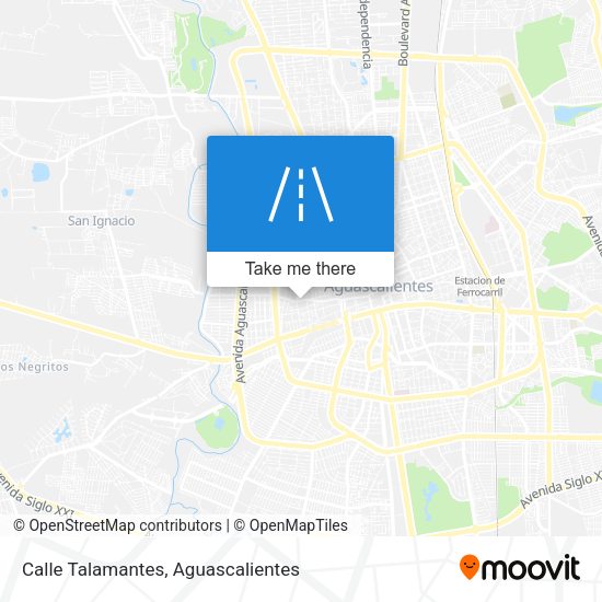 Calle Talamantes map