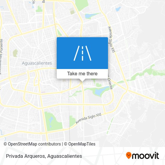 Mapa de Privada Arqueros