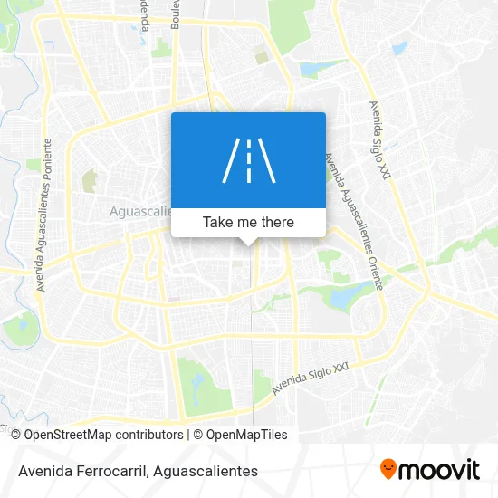 Avenida Ferrocarril map