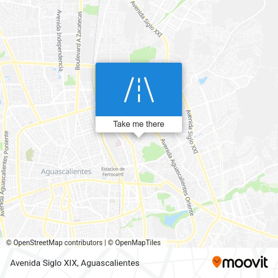 Avenida Siglo XIX map