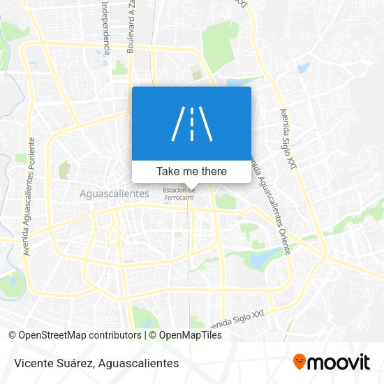 Vicente Suárez map