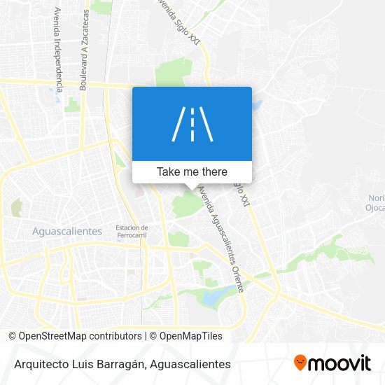 Mapa de Arquitecto Luis Barragán