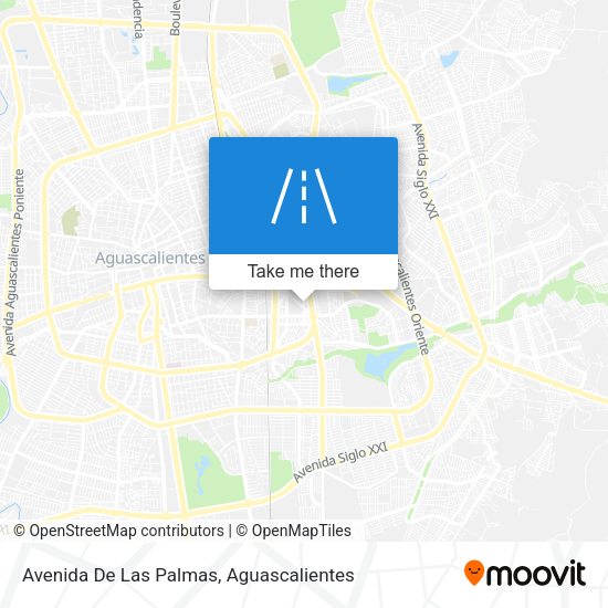 Mapa de Avenida De Las Palmas