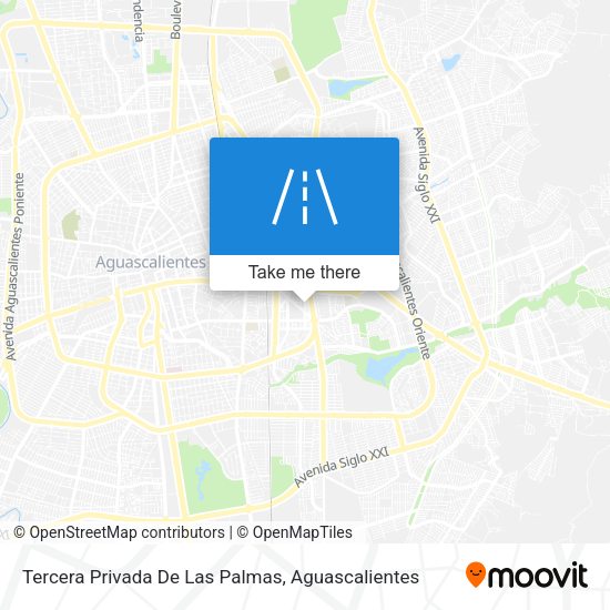Tercera Privada De Las Palmas map