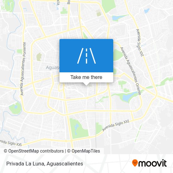 Privada La Luna map