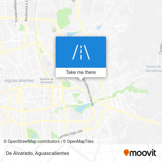 De Álvarado map