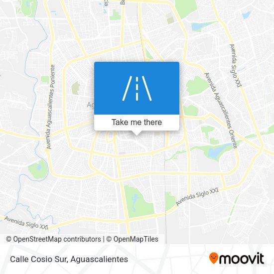 Calle Cosio Sur map