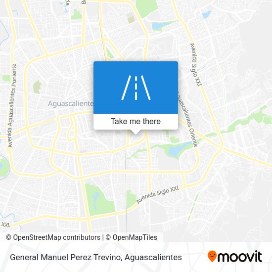 General Manuel Perez Trevino map