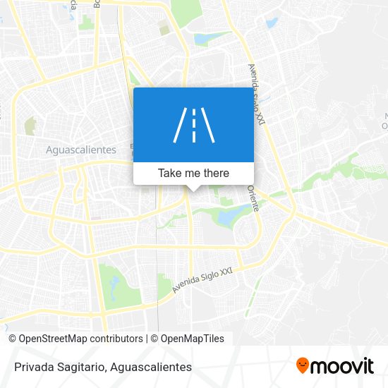 Privada Sagitario map