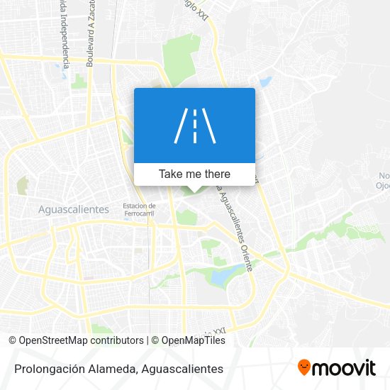 Prolongación Alameda map
