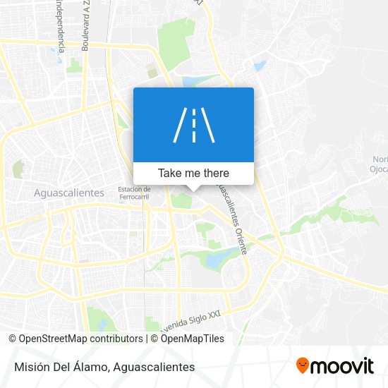 Mapa de Misión Del Álamo