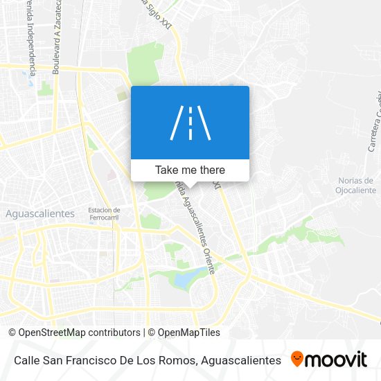 Calle San Francisco De Los Romos map