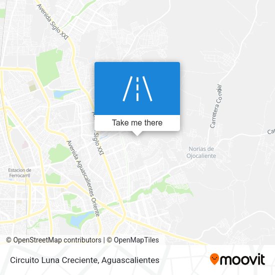 Mapa de Circuito Luna Creciente