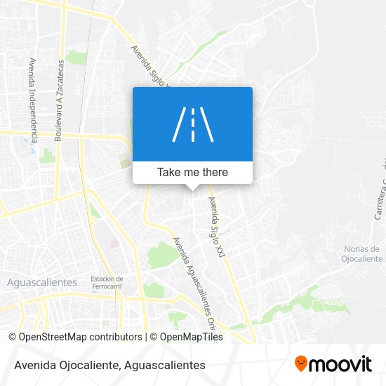 Avenida Ojocaliente map