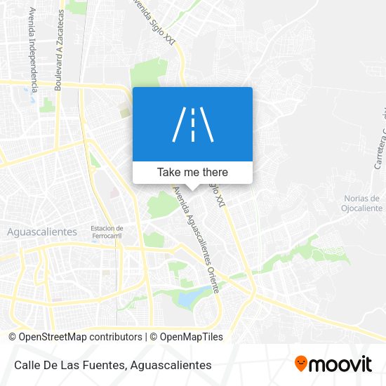 Mapa de Calle De Las Fuentes