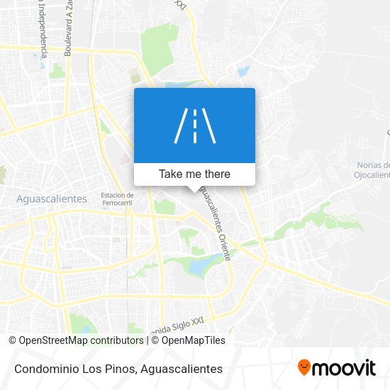 Condominio Los Pinos map