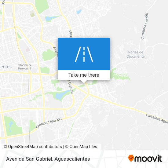 Avenida San Gabriel map