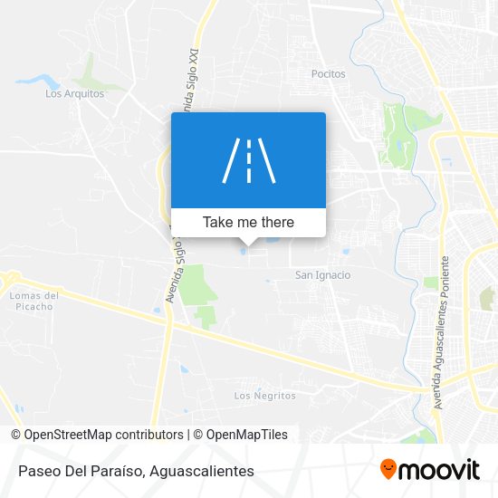 Mapa de Paseo Del Paraíso