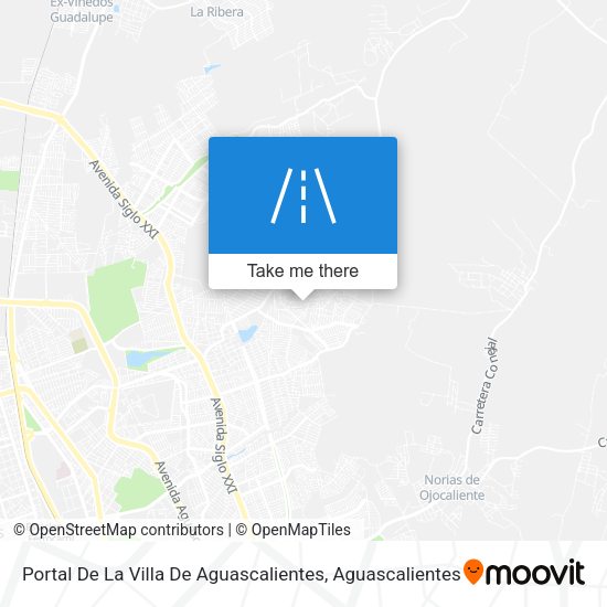 Mapa de Portal De La Villa De Aguascalientes