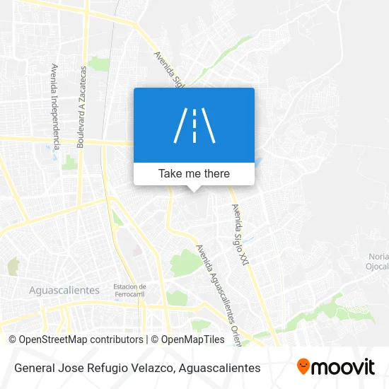 General Jose Refugio Velazco map