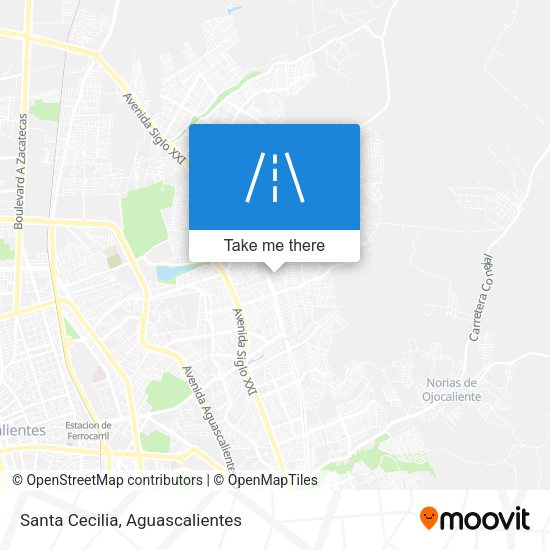 Santa Cecilia map