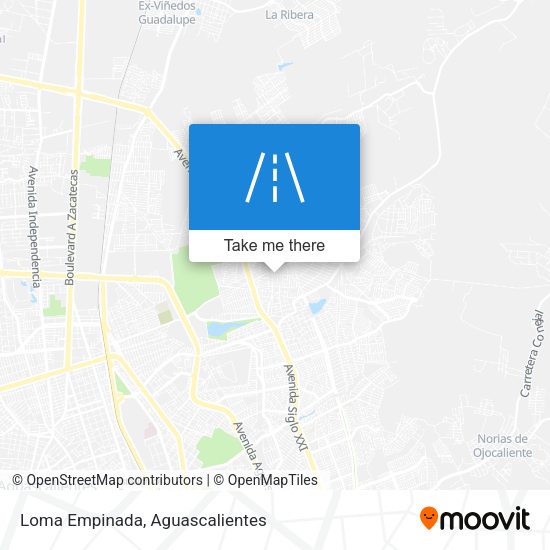 Loma Empinada map