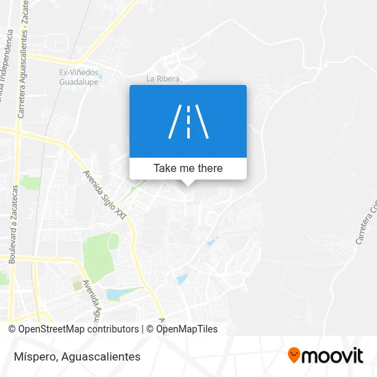 Míspero map