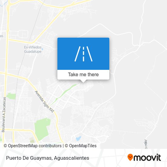 Puerto De Guaymas map