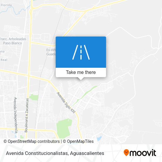 Mapa de Avenida Constitucionalistas